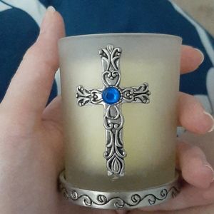 Cross Candle holder